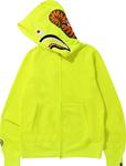 Худи BAPE Neon Shark Full Zip Hoodie 'Yellow', желтый - фото 3