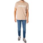 Футболка с принтом логотипа Hugo HUGO BOSS, Light Umber - фото 7