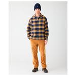 Рубашка из плотной фланели в крупную клетку Knowledgecotton Apparel, синий - фото 4