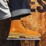 WEISHIBANGWEI Черные короткие ботинки мартин, цвет Black - фото 4