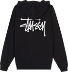 Толстовка Stussy Basic Zip Hood 'Black', черный - фото 3