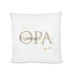 Декоративная подушка Дедушка, белый - фото