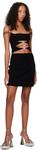 Черное мини-платье Матильда MACH & MACH - фото 4