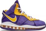 Кроссовки Nike LeBron 8 GS 'Lakers', фиолетовый - фото