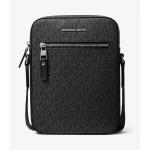 Сумка-слинг Michael Kors Varick Logo Flight, черный - фото