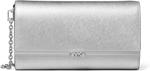 Мона Большой Восток/Запад Клатч MICHAEL Michael Kors, цвет Silver - фото