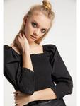 Женская блузка черного цвета myMo ROCKS - фото 5