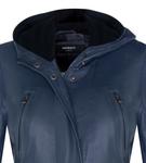 Куртка-Парка средней длины с капюшоном из дуба Infinity Leather, синий - фото 4