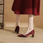 BIGTREE Женские туфли на платформе красные, цвет Red - фото 8