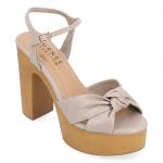 Босоножки на платформе и каблуке Lorrica Journee, коричневый - фото