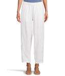 Брюки Eileen Fisher Ankle Pleated Lantern Pants, белый - фото