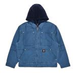 Куртка Supreme x Dickies Hooded Work Jacket Light Blue, синий - фото