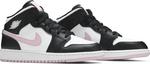 Кроссовки Air Jordan 1 Mid GS White Light Arctic Pink, белый - фото 8