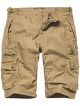 Тканевые шорты Vintage Industries, бежевый - фото