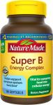 Витамины группы B Nature Made Super B Energy Complex, 160 мягких капсул - фото