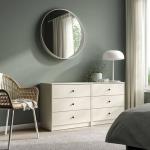 Комод Ikea Gursken 3 ящика, 69x67 см, светло-бежевый - фото 5