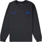 Лонгслив The North Face x KAWS Long-Sleeve Tee 'Asphalt Grey', серый - фото 2