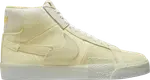 Кроссовки Nike Zoom Blazer Mid Premium SB 'Lemon Wash', желтый - фото 2