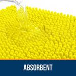 Коврик для ванной Olanly, 92х60 см, ярко-желтый - фото 4