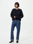 Свитер Uniqlo Cow's Winter Lamb Crew Neck, темно-синий - фото 3