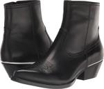 Ботинки DKNY Women's Lukas Cowboy Booties, Black - фото 7