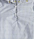 Хлопковая блузка Bonpoint, Slate Grey - фото 3