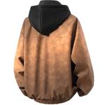 Пуховик Unisex X1617, coffee puffer jacket - фото 7