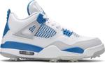 Бутсы Air Jordan 4 Golf Military Blue, синий - фото