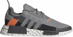 Кроссовки Adidas NMD_R1 'Grey Solar Orange', серый - фото