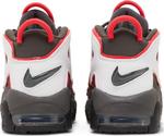 Кроссовки Nike Air More Uptempo GS 'Medium Ash Siren Red White', черный - фото 7