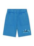 Marc Jacobs Kids шорты с логотипом, синий - фото