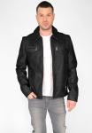 Куртка Mustang Leather jacket, Black - фото