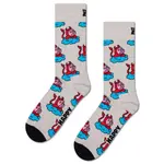 Носки Happy Bad pig crew, серый - фото