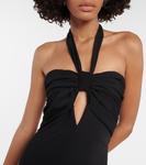 Платье макси fiesta costera из крепа Johanna Ortiz, черный - фото 4