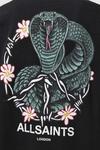 Футболка AllSaints Snakebite Short Sleeve Crew, черный - фото 6