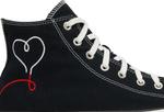 Кроссовки Converse Chuck Taylor All Star High Made with Love - Black, черный - фото 2