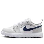 Кроссовки (PS) Air Jordan 1 Low ALT 'White Grey Midnight Navy', белый - фото