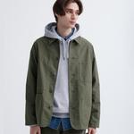 Куртка-рубшка Uniqlo Utility, 56 оливковый - фото 2