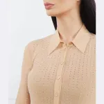 Платье Patrizia Pepe, бежевый - фото 4