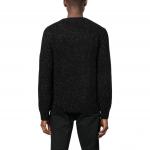 Кашемировый свитер мужской черный Saint Laurent, черный - фото