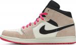 Кроссовки Air Jordan 1 Mid SE Crimson Tint, розовый - фото 3