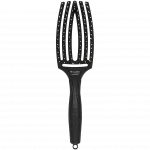 Olivia Garden Combo Medium черная расческа, 1 шт. - фото