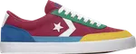 Кроссовки Converse Net Star Classic Low Twisted Prep - Rose Maroon, красный - фото