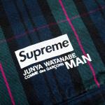 Куртка Supreme x Junya Watanabe x Comme des Garçons MAN Printed Work Jacket 'Navy Plaid', синий - фото 4