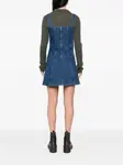 Джинсовое платье мини с квадратным вырезом Maje, синий - фото 4