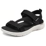 Пляжные сандалии женские черные/белые Skechers - фото 3