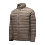 Пуховик Alpine Swiss Niko Mens, коричневый - фото 3