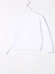 Толстовка с разрезами и логотипом DSQUARED2 KIDS, белый - фото 2