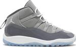 Кроссовки Air Jordan 11 Retro TD Cool Grey 2021, серый - фото
