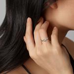 Кольцо Pandora Infinite Lab-Grown Diamond, 0,25 карат, белое золото/бриллиант - фото 4